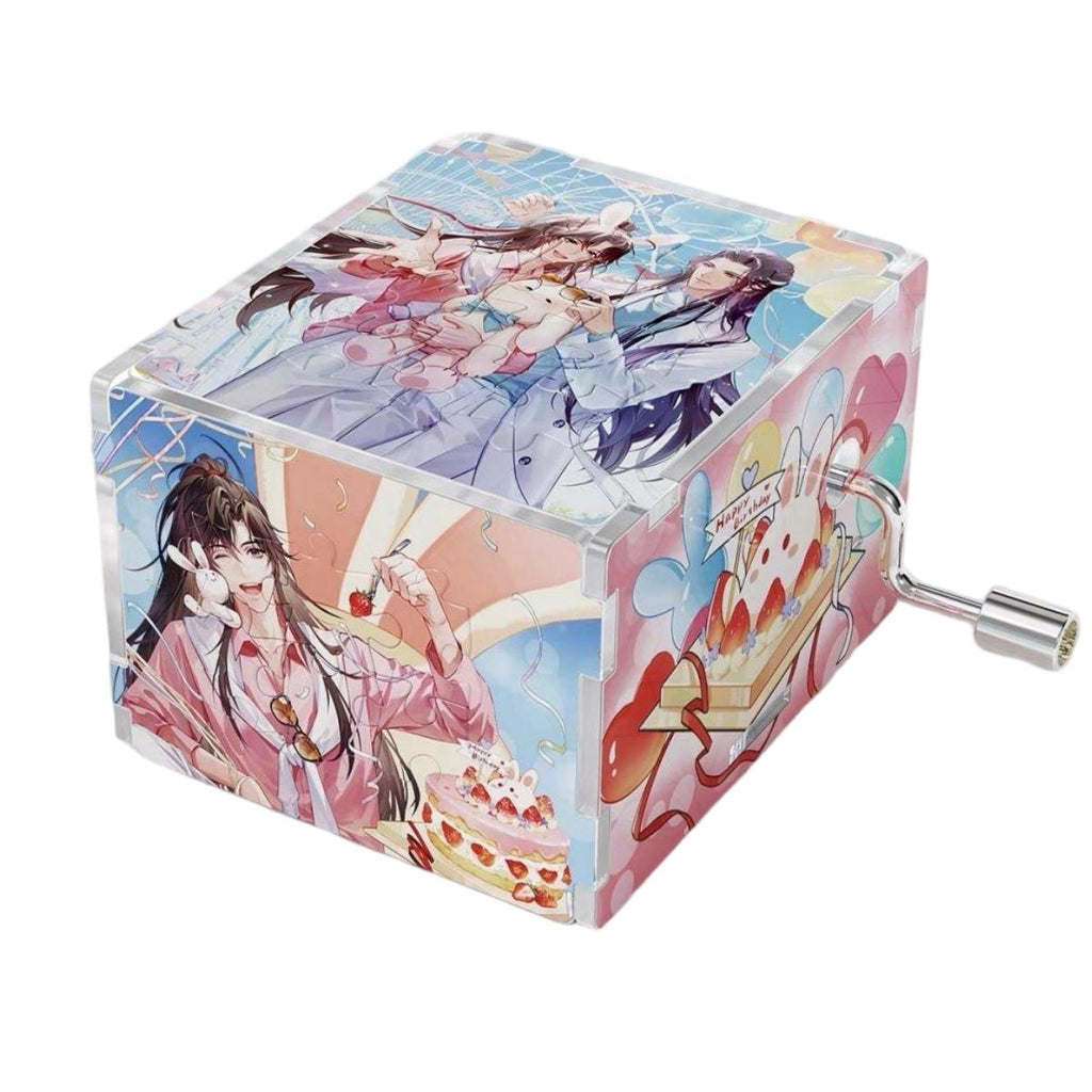 Mo Dao Zu Shi 3D Puzzle Music Box, Hand Crank Musical Mechanism, 32 Pieces Jigsaw Desktop Ornament