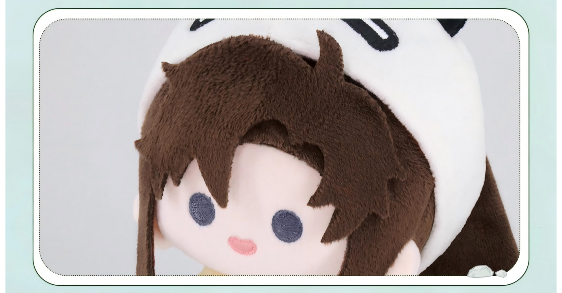 Mo Dao Zu Shi Plush Keychains with Panda Hat, Detachable Clothing, Backpack Accessories Pendants, 15cm Tall