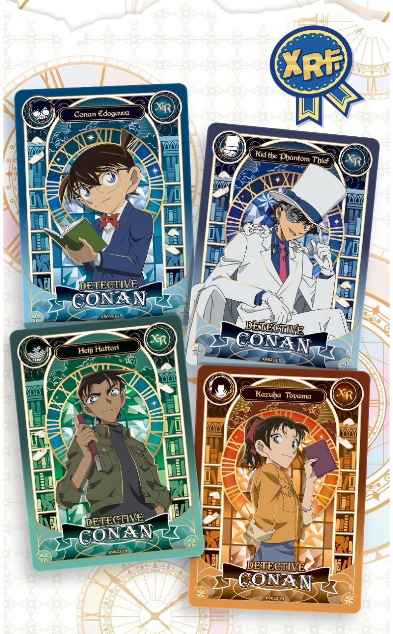 Detective Conan Cards, Collectible Cards, Blind Box(1 box (90 sheets/18 packs) Part 6