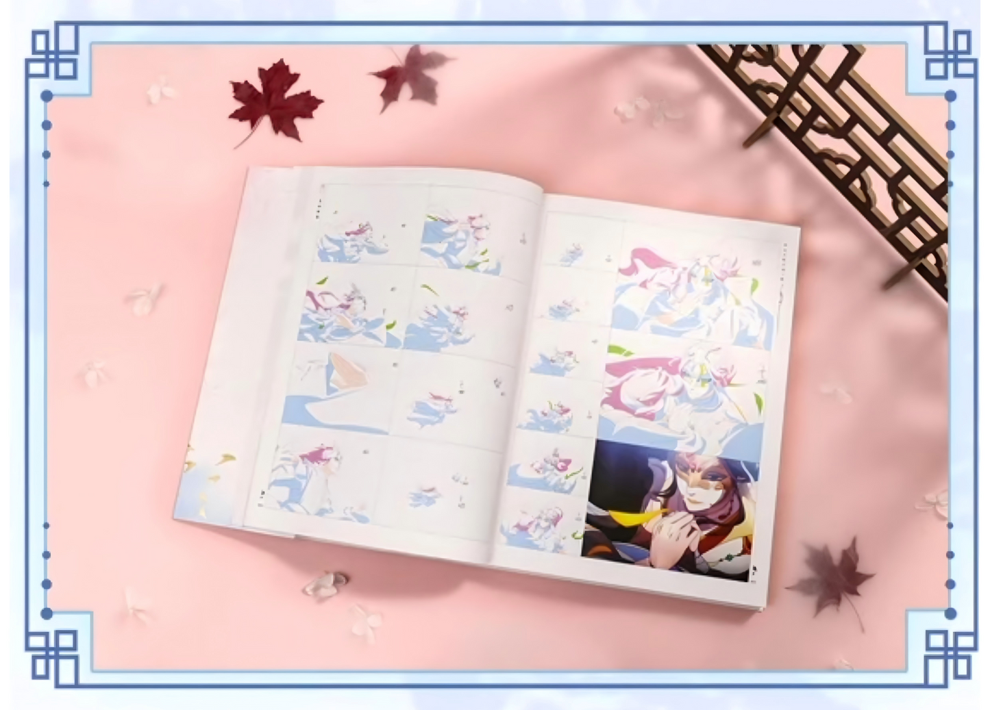 Heaven Officials Blessing Figure Original Artbook，Tian Guan Ci Fu Beautiful Picture Album, Creative Manuscript