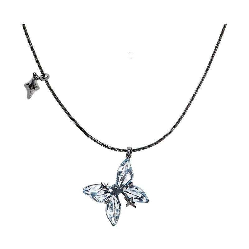 Heaven Officials Blessing Ice Blue Butterfly Jewelry Collection