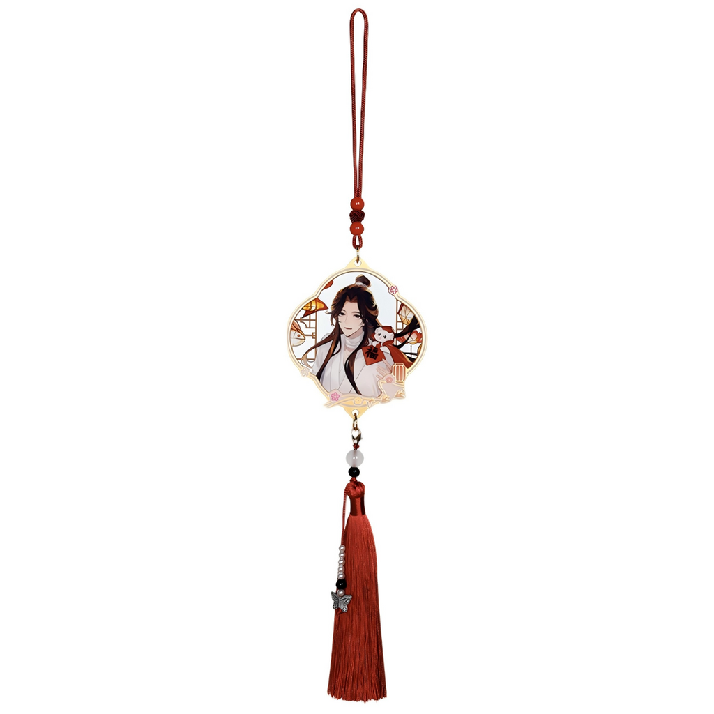 Heaven Officials Blessing Acrylic Pendant Charm with Tassel, Anime Character Ornament, 84mm, 2 Styles Available