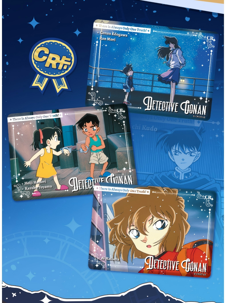 Detective Conan Cards, Collectible Cards, Blind Box(1 box (90 sheets/18 packs) Part 6
