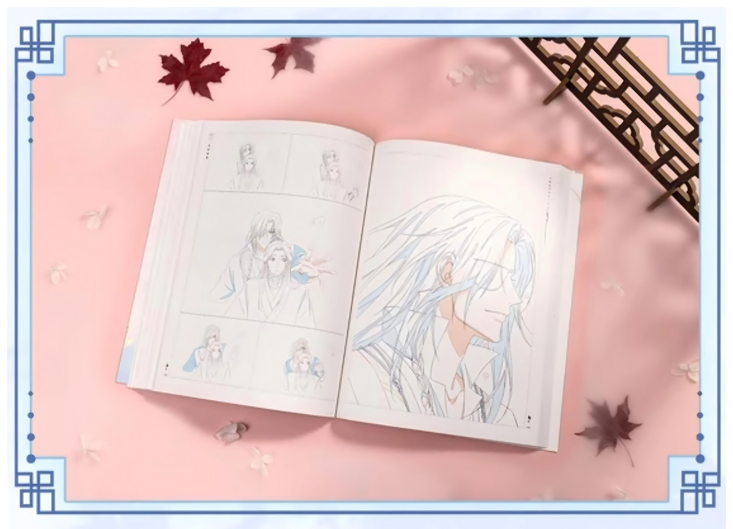 Heaven Officials Blessing Figure Original Artbook，Tian Guan Ci Fu Beautiful Picture Album, Creative Manuscript