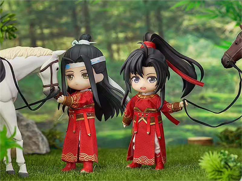 Mo Dao Zu Shi Desktop Decoration，GSC Nendoroid， Q Version Desktop Decoration“Qi Shan Qi She”Version
