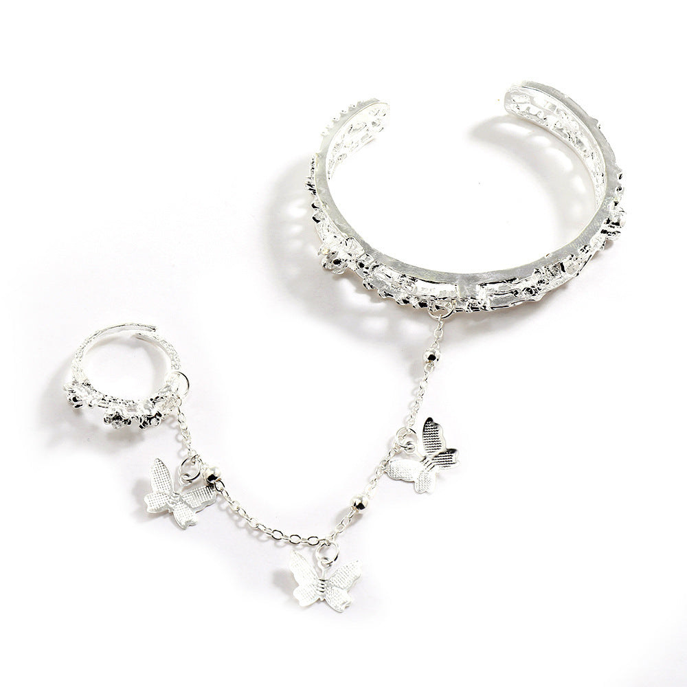 Heaven Officials Blessing Butterfly Bell Bracelet with Ring
