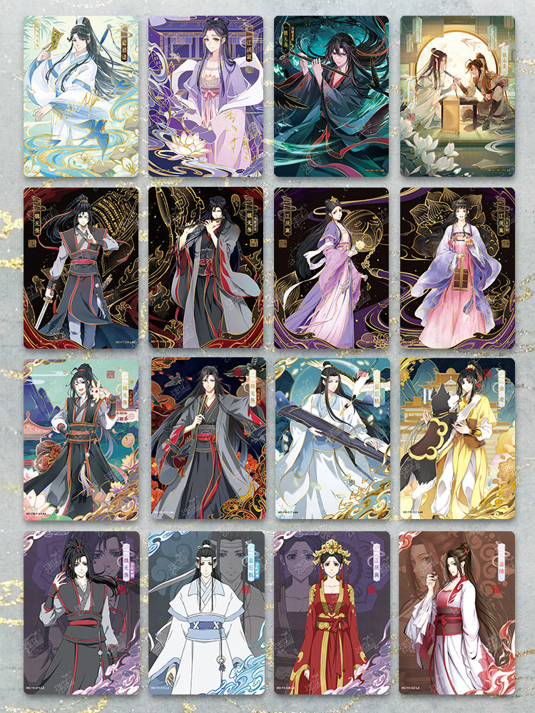 Mo Dao Zu Shi Collection Card，Zui Meng Series，Wei Wuxian&LAN Wangji Card，Animation Peripheral Products (A Full Box (90 Cards))