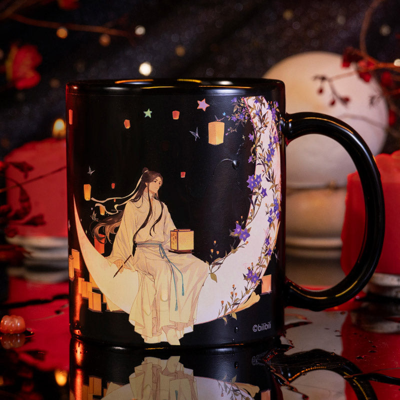 Heaven Official'S Blessing Ceramic Cup, Color Changing Water Cup, Tian Guan Ci Fu Animation Peripheral Products