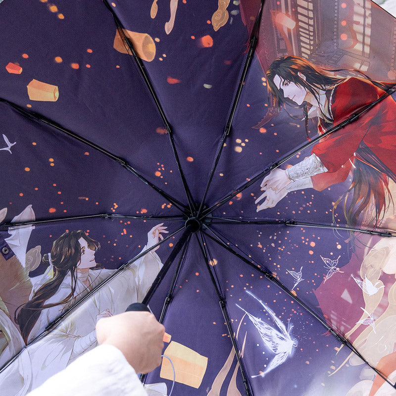 Heaven Official'S Blessing Windproof Folding Umbrella，Tian Guan Ci Fu Animation Peripheral Products