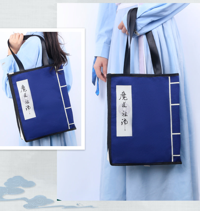 Mo Dao Zu Shi Canvas Bag，Shoulder Bag Tote Bag，Available On Both Sides，Animation Peripheral Products