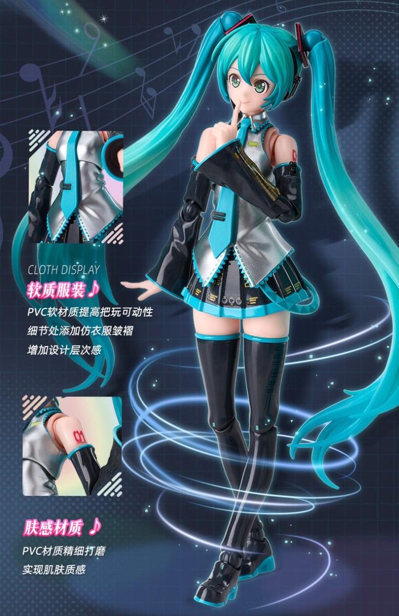 Hatsune Miku Building Block Dolls, Building Toys, PVC Doll Ornaments, Desktop Decorations