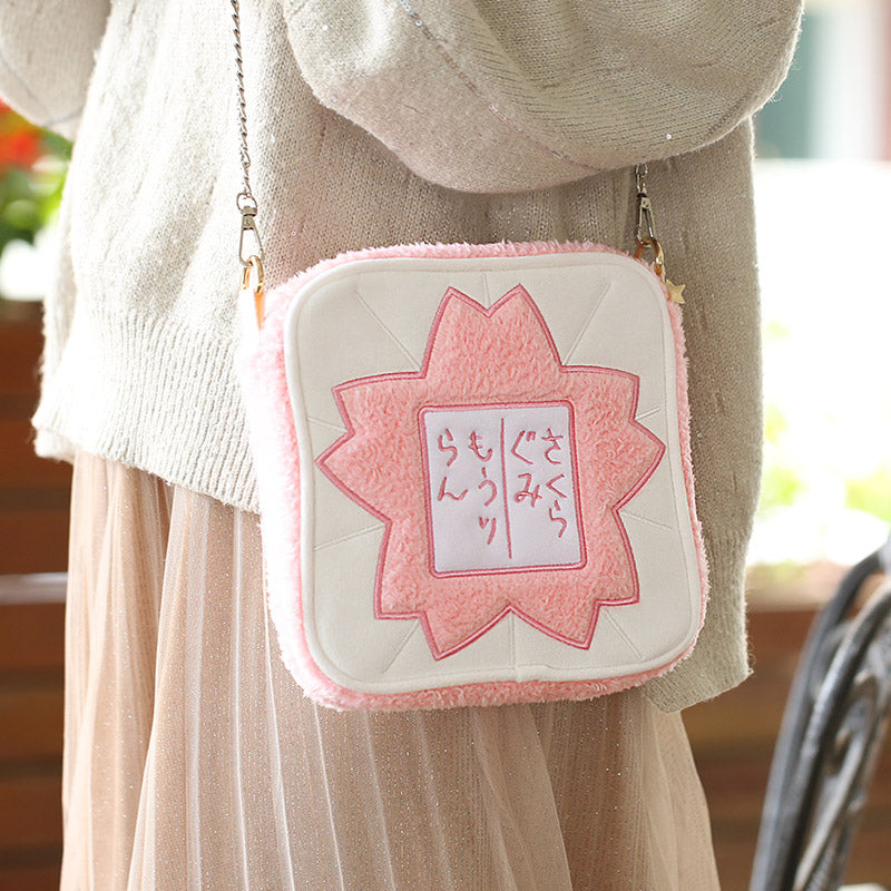 Detective Conan Plush backpack，Chain bag, shoulder bag