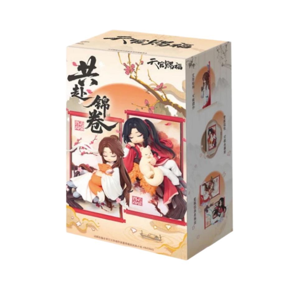 Heaven Officials Blessing Desktop Ornament Blind Box Figure Set, 8 Styles Collection, Magnetic Display Stand, Anime Character Collectible