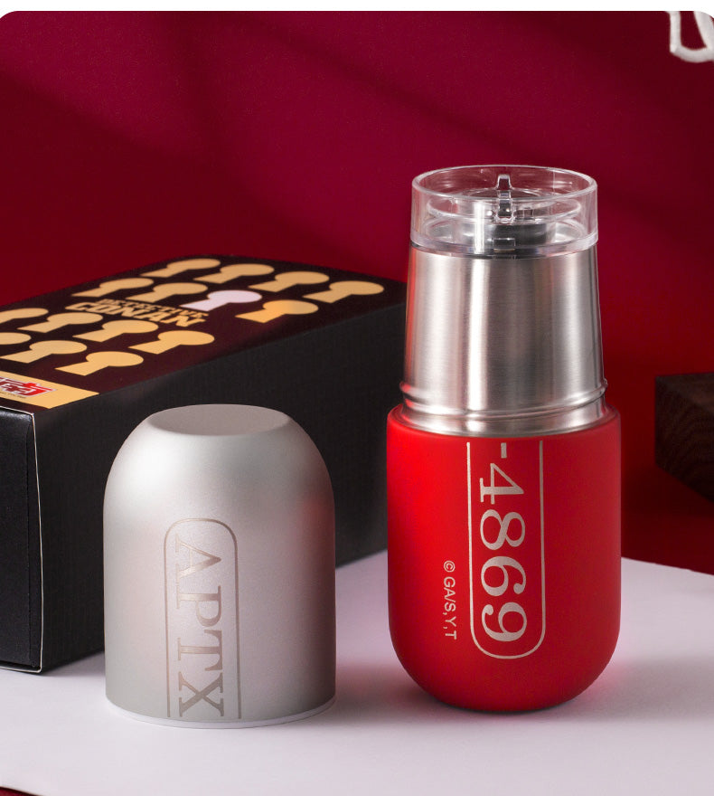 Detective Conan Aptx-4869 Water Cup , 200ml Portable Insulated Cup