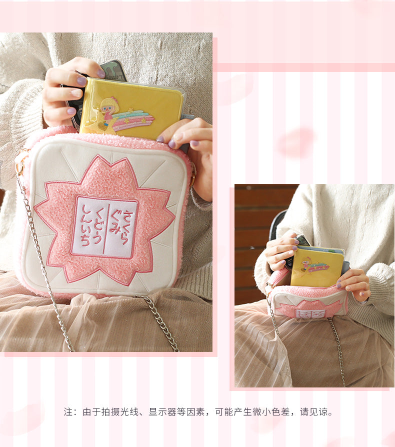 Detective Conan Plush backpack，Chain bag, shoulder bag