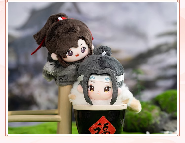 Mo Dao Zu Shi Plush Pendants，10cm Doll Animation Peripheral Products