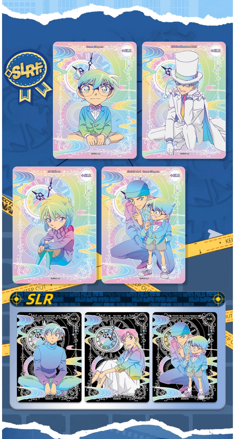 Detective Conan Cards, Collectible Cards, Blind Box(1 box (90 sheets/18 packs) Part 6