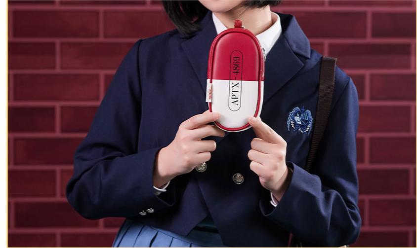 Detective Conan APTX-4869 Mini Coin Purse, PU Ultra-Small Bag