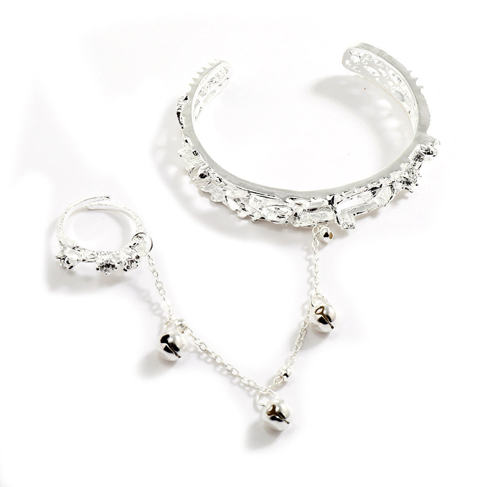 Heaven Officials Blessing Butterfly Bell Bracelet with Ring