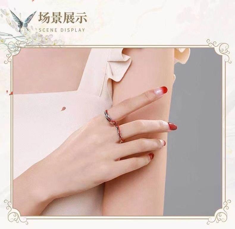 Heaven Officials Blessing Rings, Hua Cheng&Xie Lian Open Ring Combination