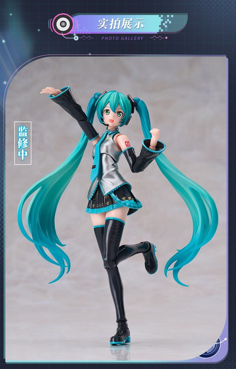 Hatsune Miku Building Block Dolls, Building Toys, PVC Doll Ornaments, Desktop Decorations