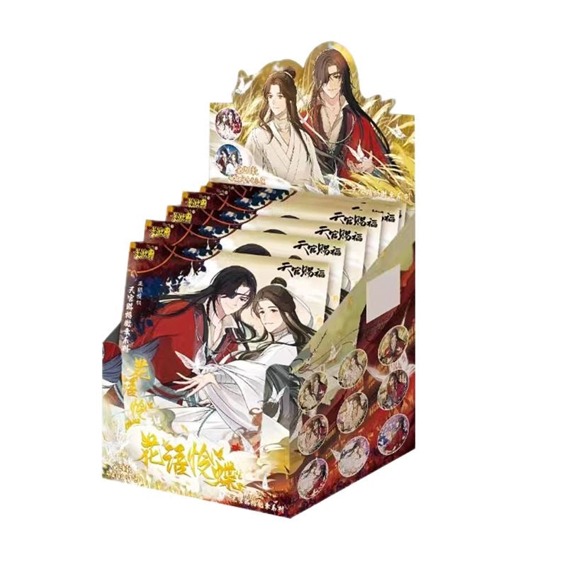 Heaven Official'S Blessing Tinplate Badge Pin,Blind Box,Collectible Brooches Whole Box (6 Pieces),Tian Guan Ci Fu Animation Peripheral Products