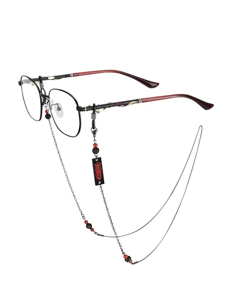 Mo Dao Zu Shi Wei Wuxian&Lan Wangji Style Glasses, Cosplay Props, Blue Light Blocking Glasses(Wei Wuxian)