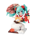 Hatsune Miku Figure, Q Version Desktop，Decoration, Collectible “Xue Ying Hong Mei”Series