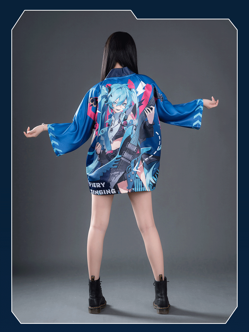 Hatsune Miku Happi coats, Gekishou Kyokan series, Happi coats for festivals, events, idol scenes, unisex, event support