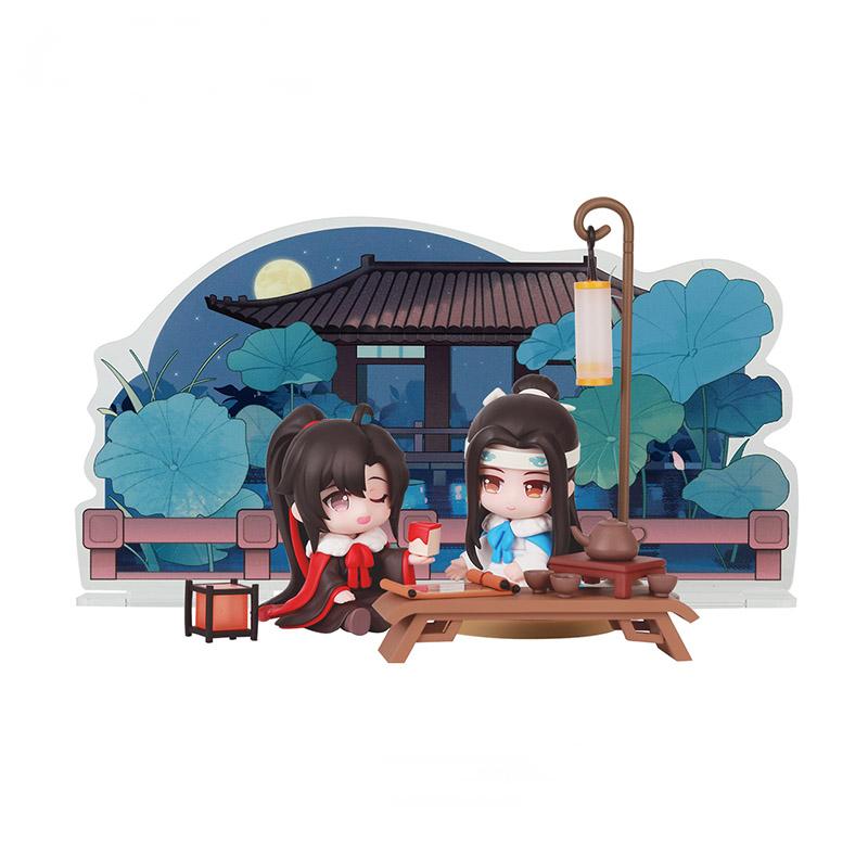 Mo Dao Zu Shi Figure, Q Version Desktop Decoration, Wei Wuxian&Lan Wangji Collectible “Yun Shen Xie Ying”Series
