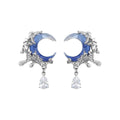 Heaven Officials Blessing Blue Moon Jewelry Collection，Crescent Moon Design, Celestial Style, Multiple Styles