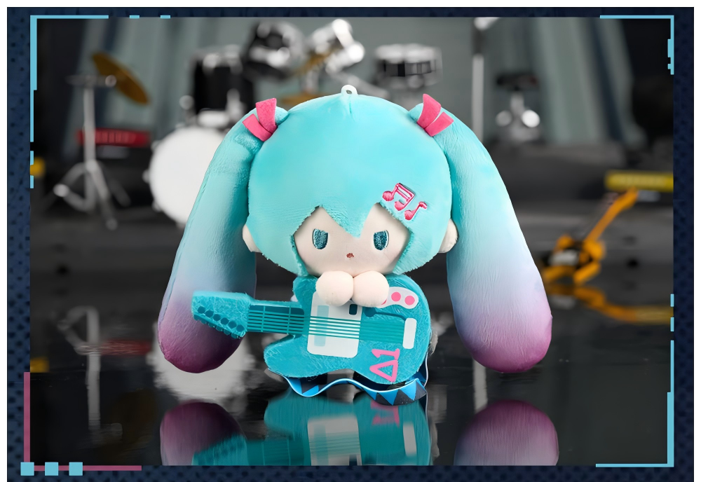 Hatsune Miku Spark Series Plush Keychain 12CM，6 Character Styles, Backpack Accessory, Hanging Ornament, Approx. 125mm Height, Collectible Figure