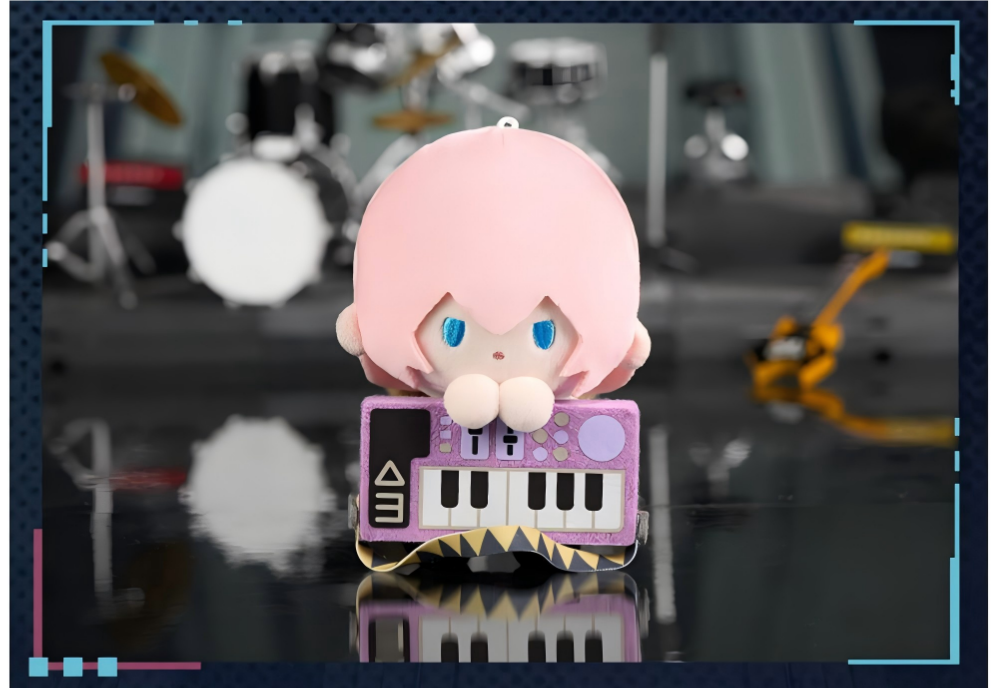Hatsune Miku Spark Series Plush Keychain 12CM，6 Character Styles, Backpack Accessory, Hanging Ornament, Approx. 125mm Height, Collectible Figure