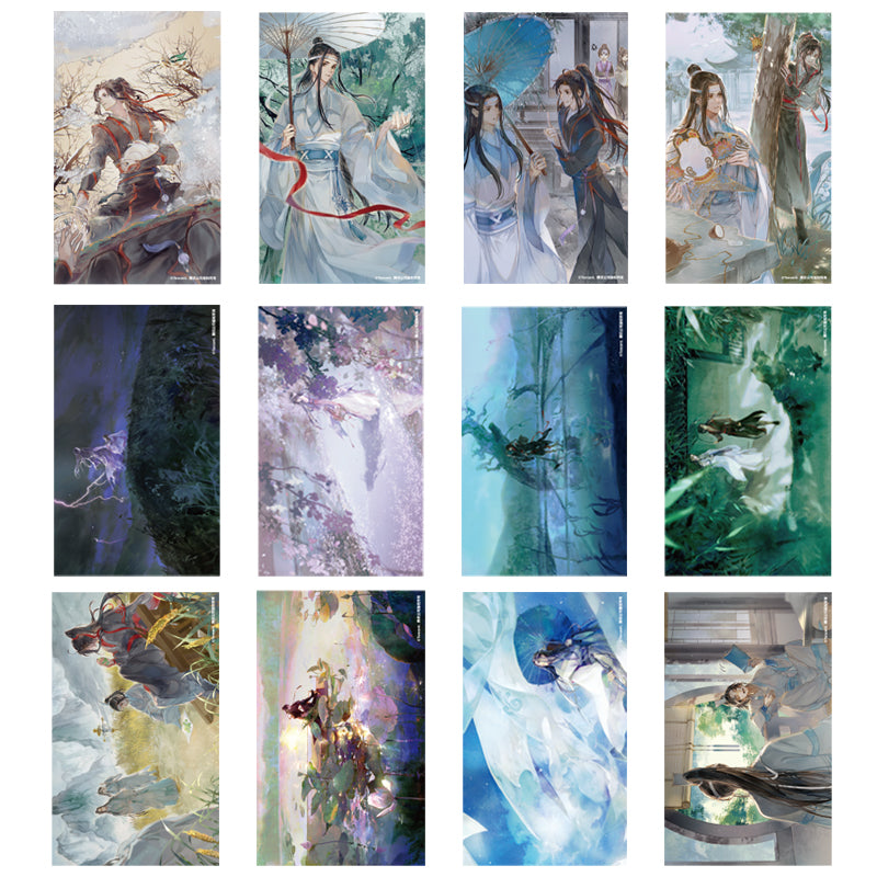 Mo Dao Zu Shi Postcard，Wei Wuxian&Lan Wangji 24pcs，Animation Peripheral Products