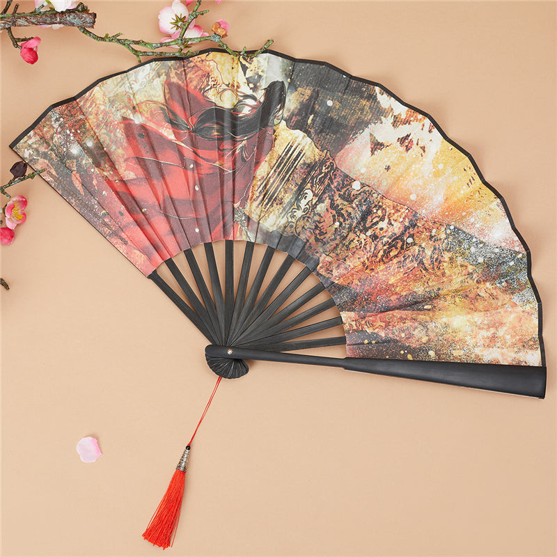 Heaven Official'S Blessing Folding Fan，San Lang&Xie Lian，Tian Guan Ci Fu，Animation Peripheral Products