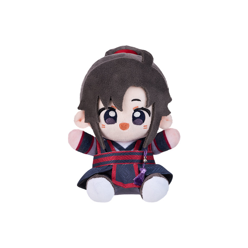 Mo Dao Zu Shi Plush Doll, 15cm Animation Character Collectibles, Polyester Fiber Sitting Style Figures, Decorative Anime Plushies