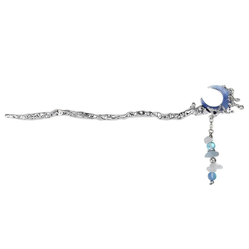 Heaven Officials Blessing Blue Moon Jewelry Collection，Crescent Moon Design, Celestial Style, Multiple Styles