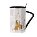 Heaven Officials Blessing Ceramic Mug, 350ml, 12cm, with Lid and Spoon, Anime Theme Water