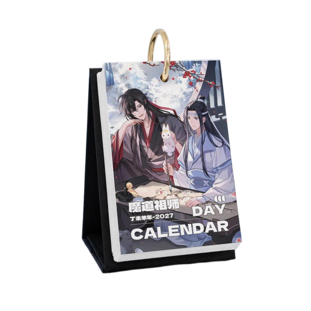 Mo Dao Zu Shi 2027 Desktop Day Calendar 365 Pages，One Page per Day, HD Print on Specialty Paper, Chinese & English, Two Styles Available, 10 x 15 cm Pages
