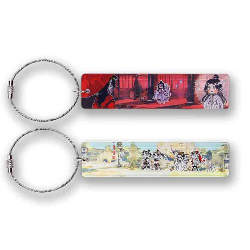 Heaven Officials Blessing Keychians,Acrylic Keyring Keychains,Tian Guan Ci Fu Animation Peripheral Products