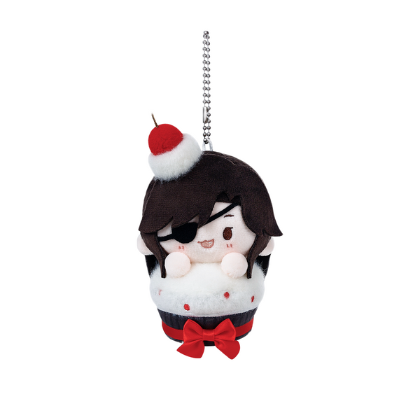 Heaven Officials Blessing Cupcake Plush Keychain Backpack Charm | 2 Styles Available, Anime Character Design, 100mm Size, Ball Chain Included, Collectible Figure