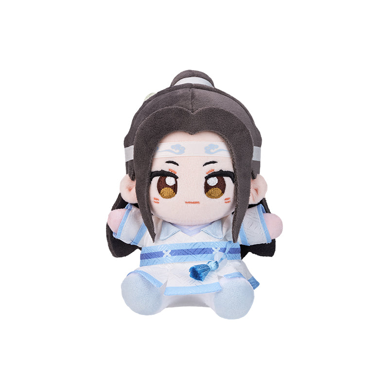 Mo Dao Zu Shi Plush Doll, 15cm Animation Character Collectibles, Polyester Fiber Sitting Style Figures, Decorative Anime Plushies