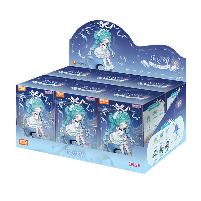 Miku Blind box figure, movable joints, approximately 14cm, desktop decoration, building block figure