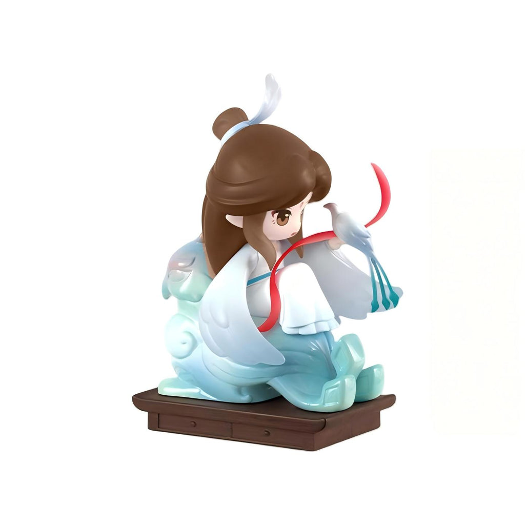 Heaven Officials Blessing Q-Version Desktop Figurines,Anime Characters, Approx. 10cm Height, Plastic Material, Collectible Ornaments