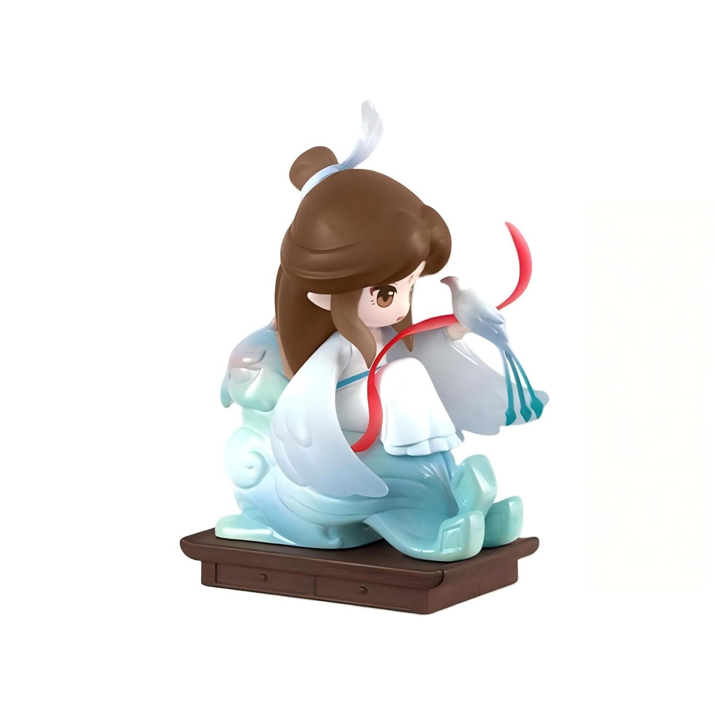 Heaven Officials Blessing Q-Version Desktop Figurines,Anime Characters, Approx. 10cm Height, Plastic Material, Collectible Ornaments