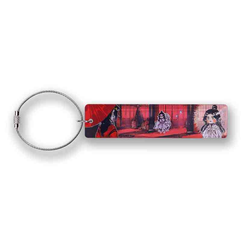 Heaven Officials Blessing Keychians,Acrylic Keyring Keychains,Tian Guan Ci Fu Animation Peripheral Products