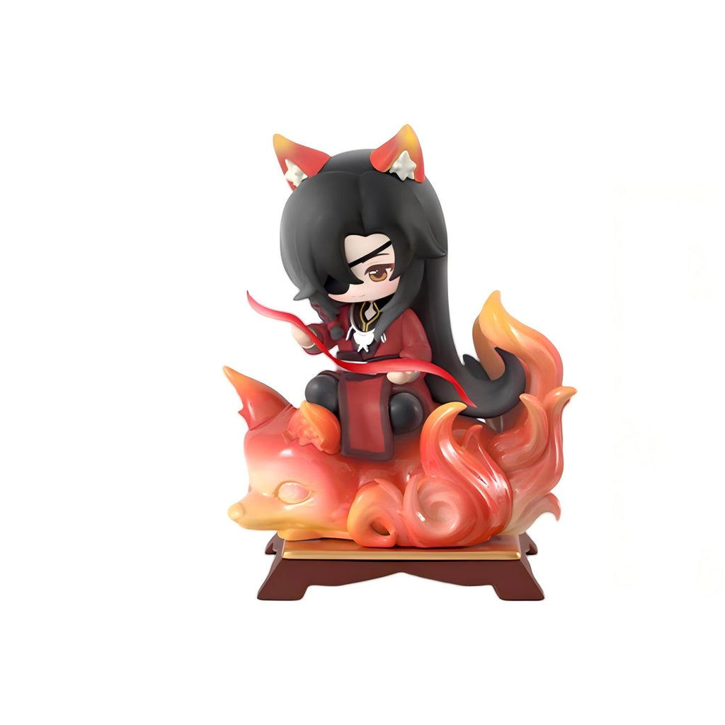 Heaven Officials Blessing Q-Version Desktop Figurines,Anime Characters, Approx. 10cm Height, Plastic Material, Collectible Ornaments