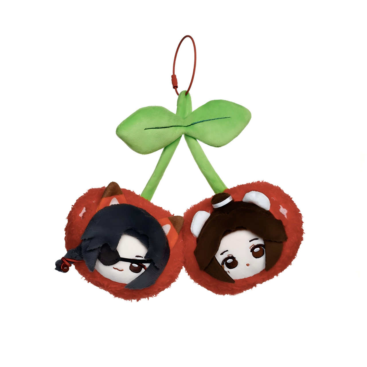Heaven Officials Blessing Cherry Plush Keychains, Backpack Accessories Pendants, 16cm Tall, Cute Character Design