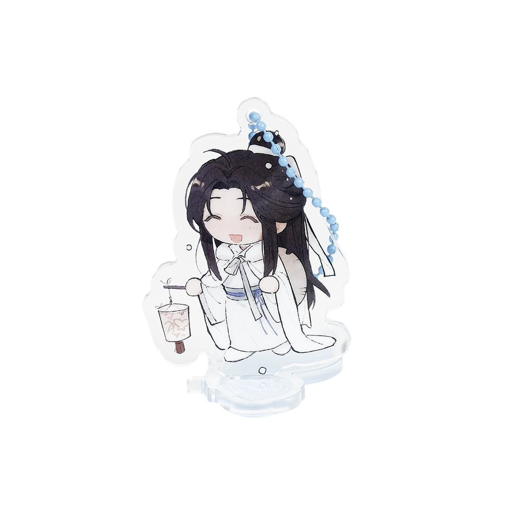 Heaven Officials Blessing Acrylic Standee Desktop Ornament with Keychain, Anime Merchandise, Butterfly Base Design