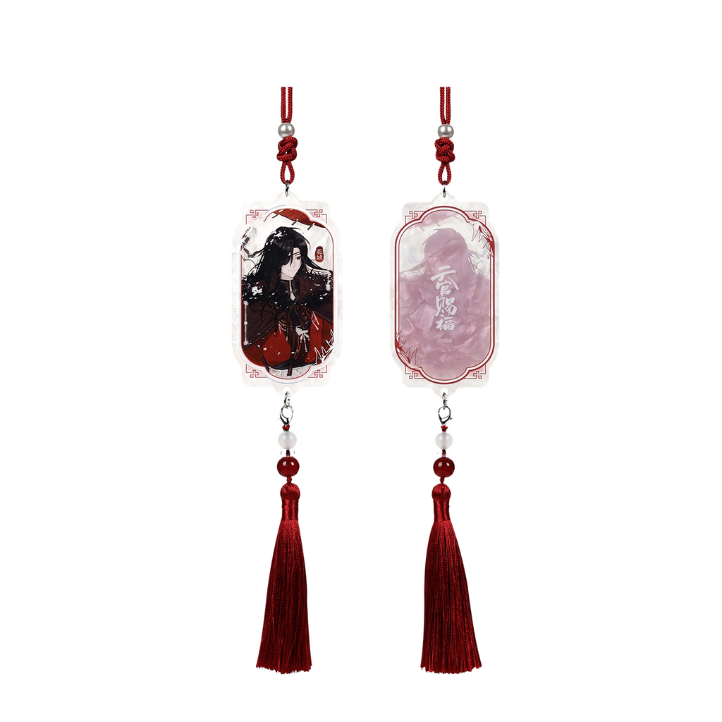 Heaven Officials Blessing Acrylic Pendant Charm, Anime Merchandise, Multiple Character Designs with Tassel